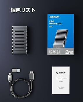 ORICO 2TB 外付けSSD【 USB 4.0 80Gbps 超高速】 Amazon | ORICO 2TB 外付けSSD USB4.0 ポータブル・ソリッド・ステート